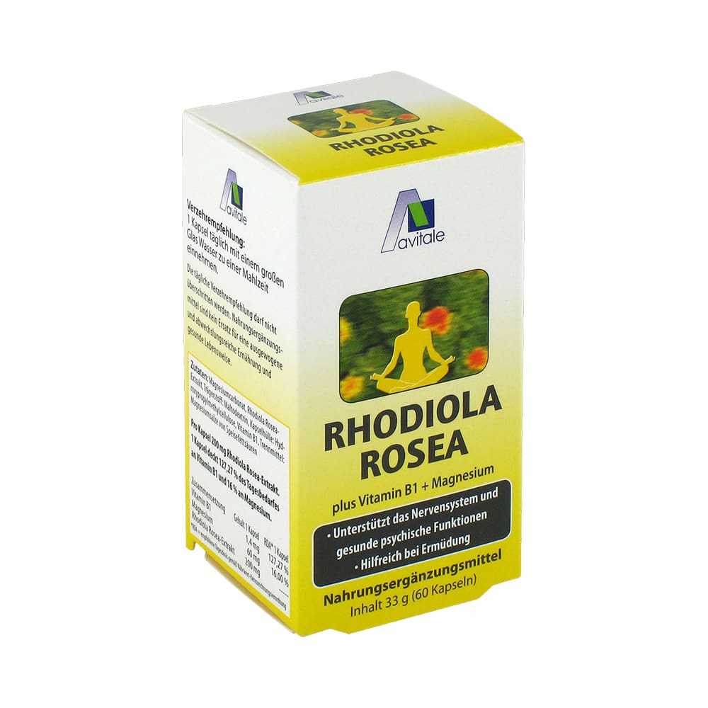Avitale RHODIOLA ROSEA Kapseln 200 mg 60 St Kapseln