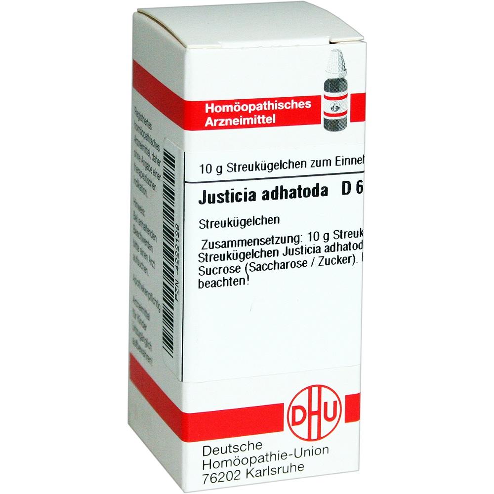JUSTICIA adhatoda D 12 Globuli 10 g Globuli