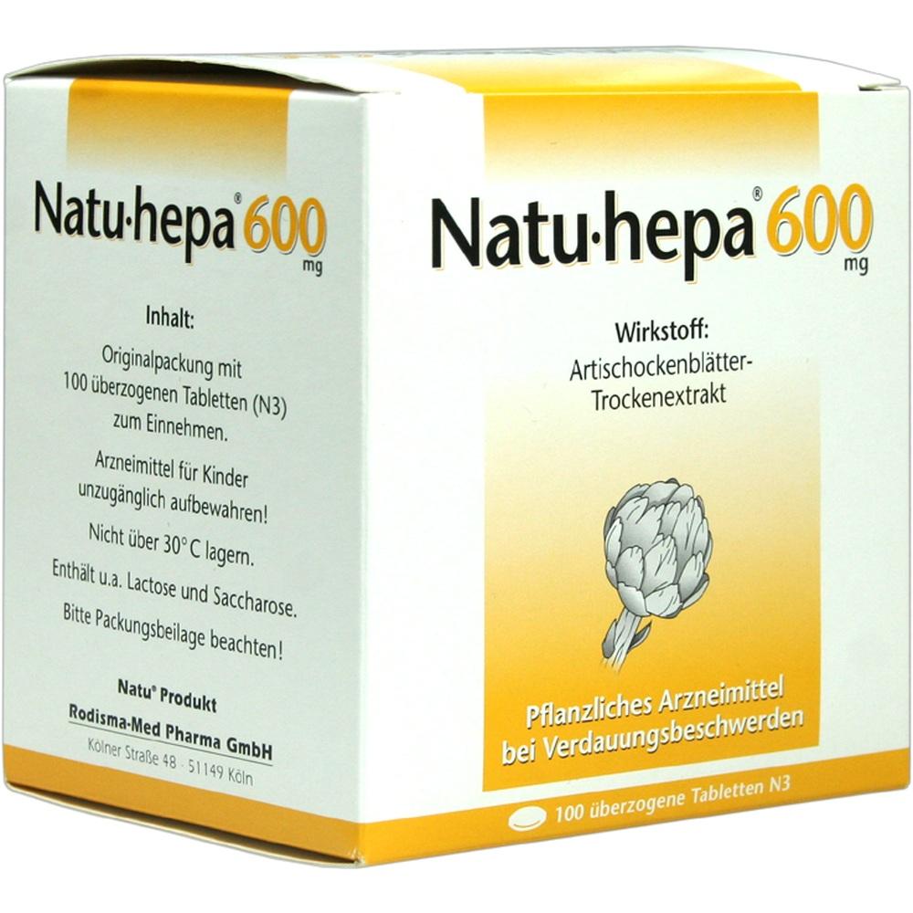 Natu-hepa 600mg 100 St Überzogene Tabletten