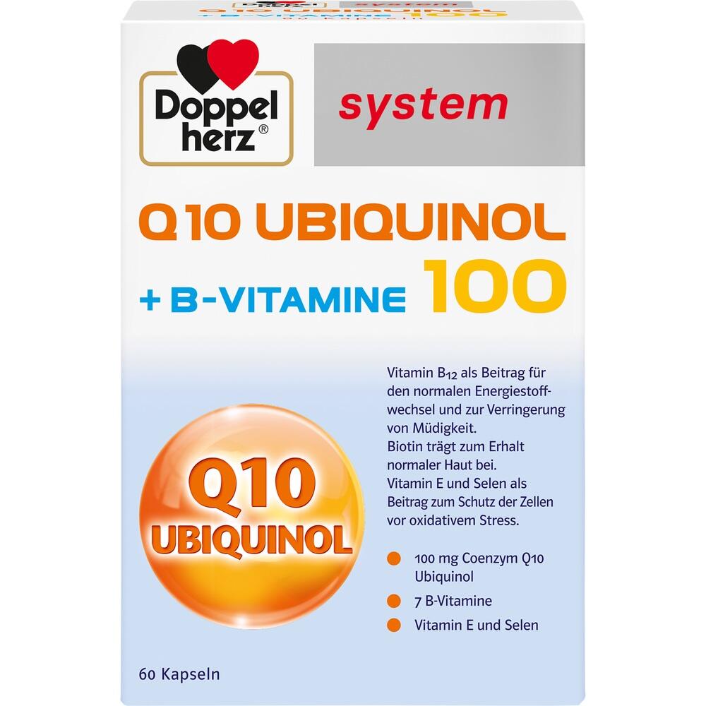 Doppelherz system Q10 UBIQUINOL 100  + B-VITAMINE 60 St Kapseln
