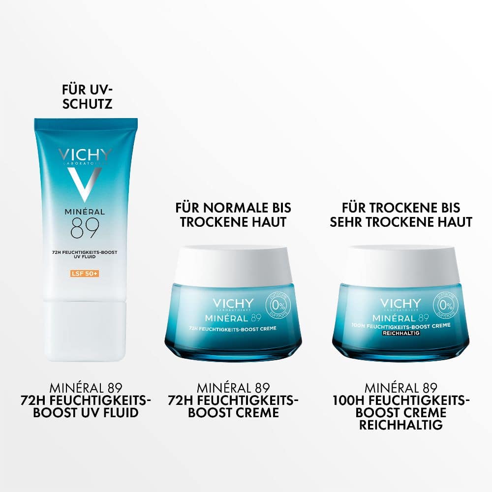 VICHY MINERAL 89 FEUCHTIGKEITS-BOOST UV FLUID 50 ml Creme