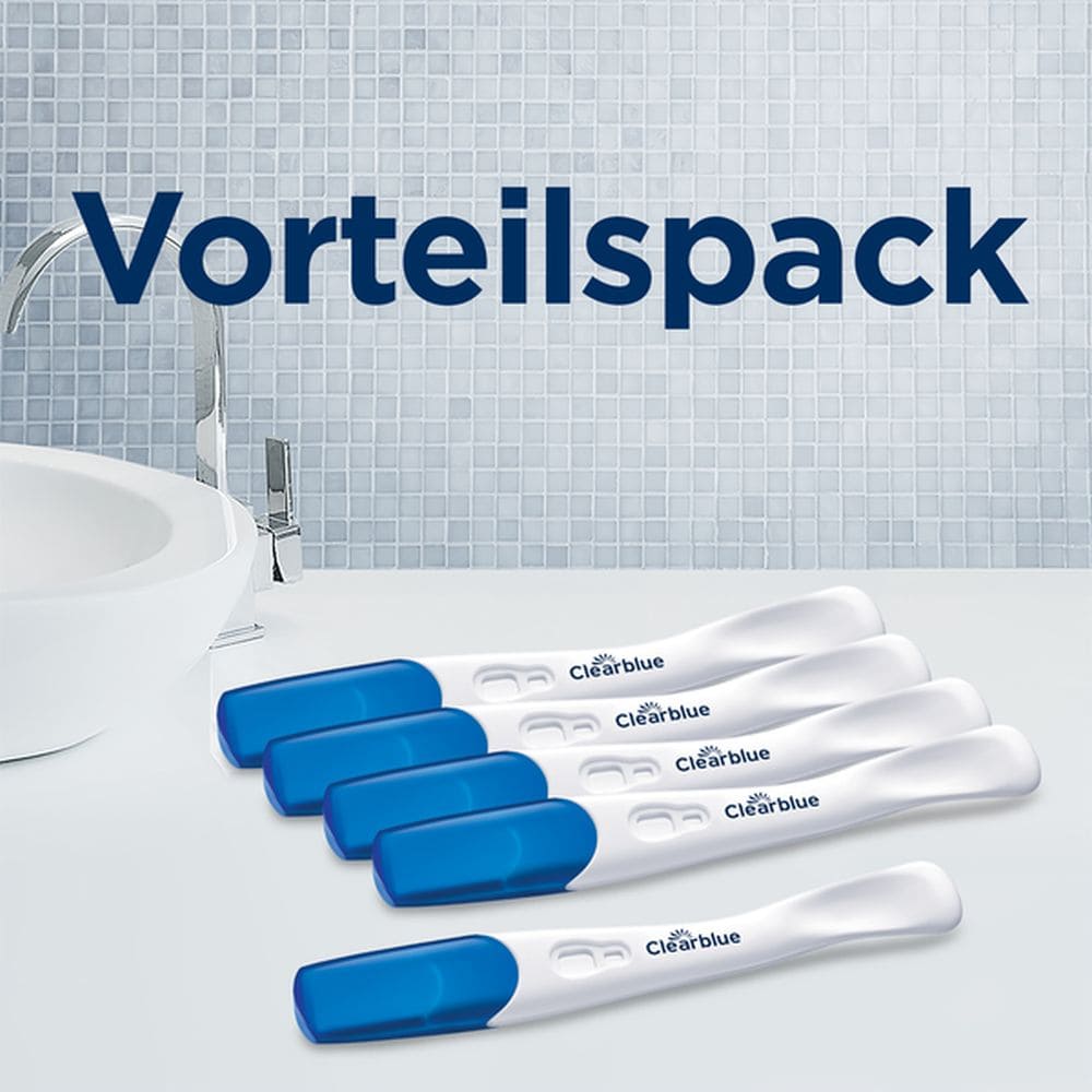 Clearblue Schwangerschaftstest Frühe Erkennung 5 St Test