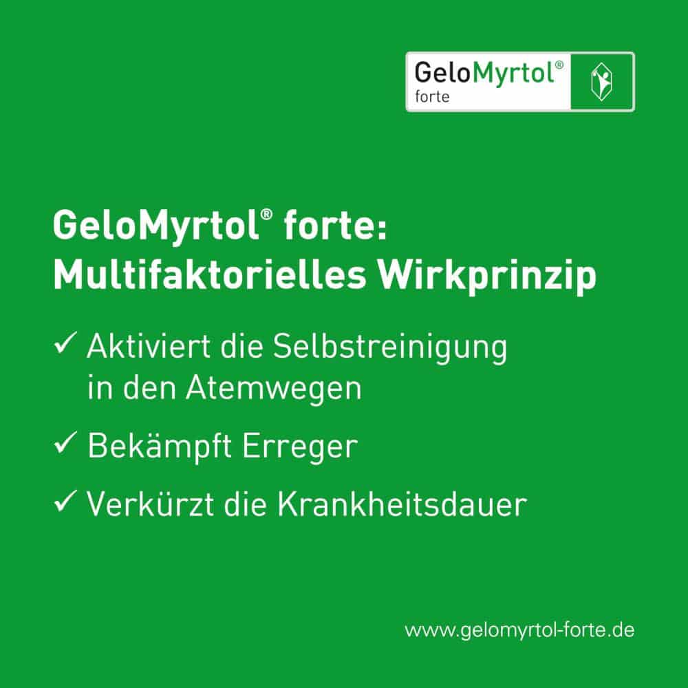GeloMyrtol forte der pflanzliche Schleimlöser Doppelpack (2x100 St.) 2X100 St Magensaftresistente Weichkapseln