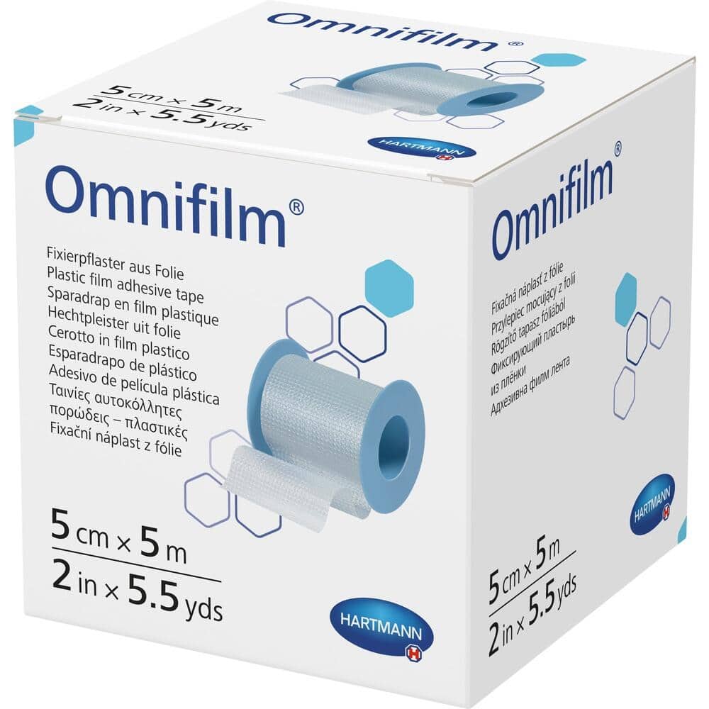OMNIFILM Fixierpflaster Folie 5 cmx5 m 1 St Pflaster