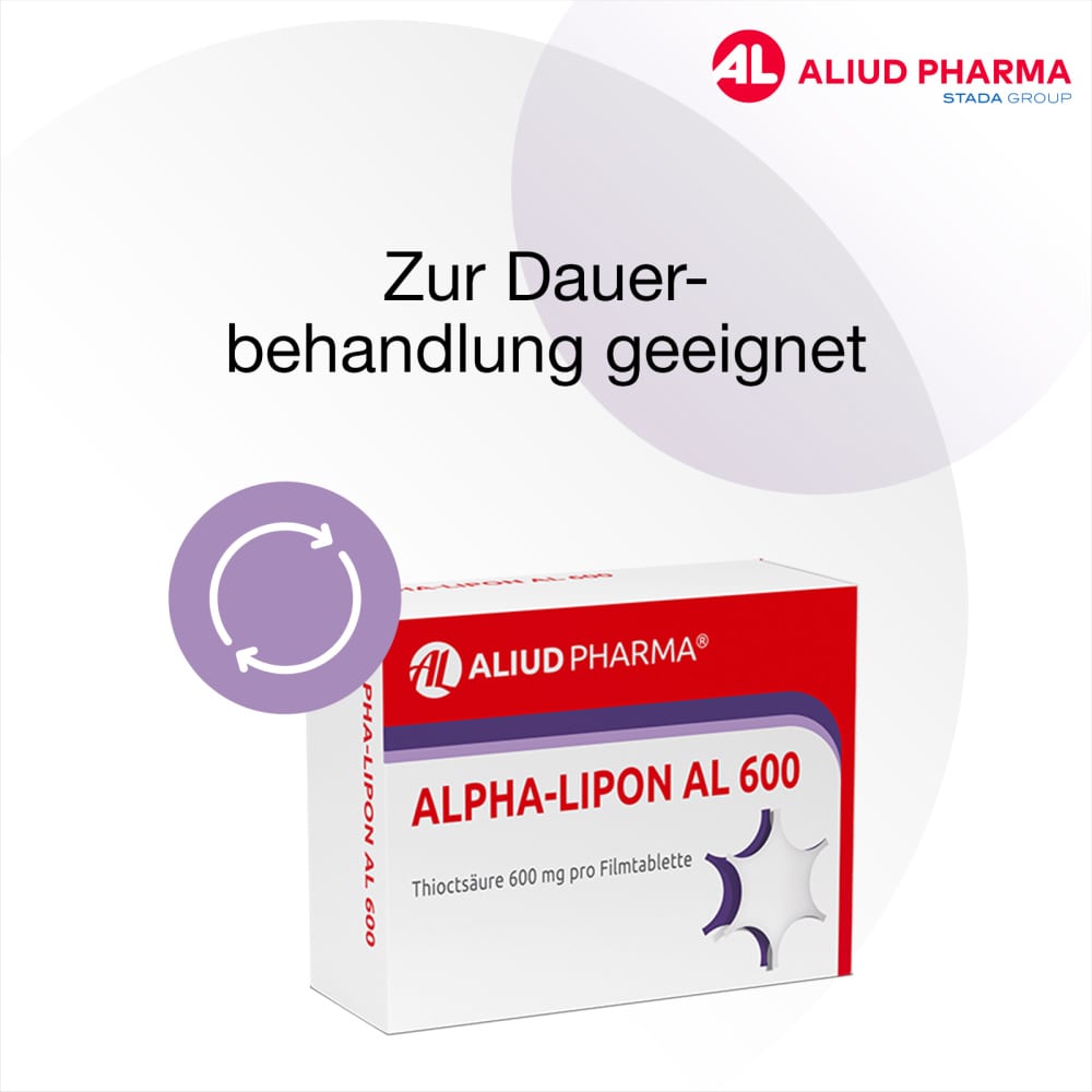 Alpha-Lipon AL 600 bei Missempfindungen bei diabetischer Nervenbeschädigung