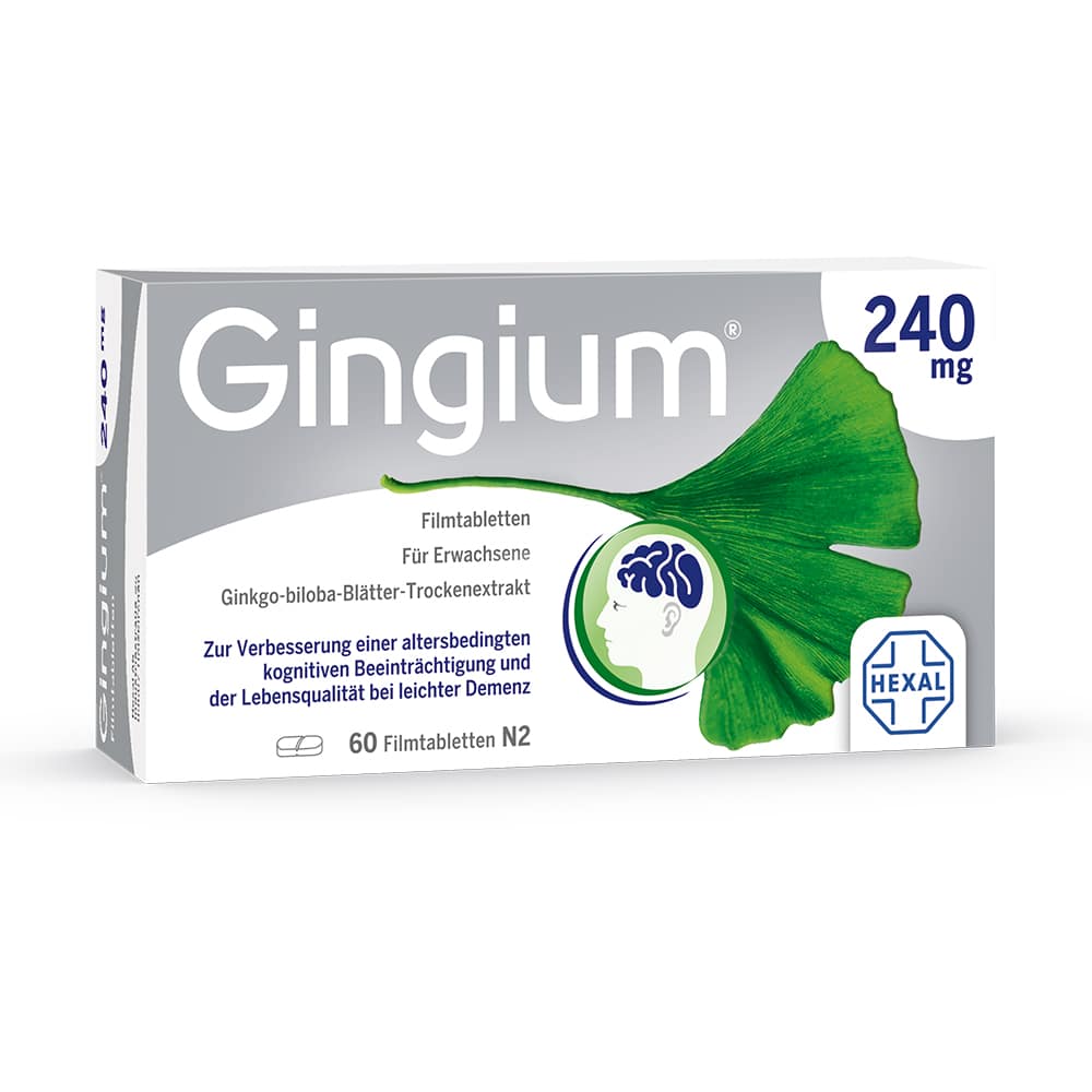 Gingium 240 mg  60 St Filmtabletten