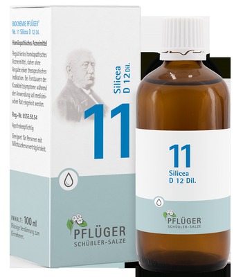 Schüßler-Salz Nr. 11 Silicea D12 100 ml Tropfen