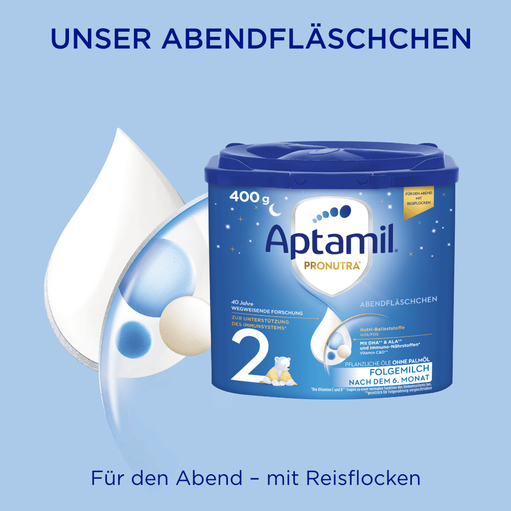 Aptamil PRONUTRA 2 FOLGREMILCH ABENDFLÄSCHCHEN 400 g Pulver