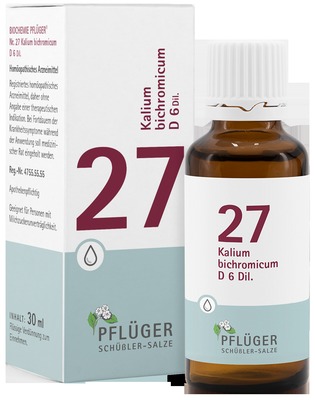 Schüßler-Salz Nr. 27 Kalium bichromicum D6 30 ml Tropfen