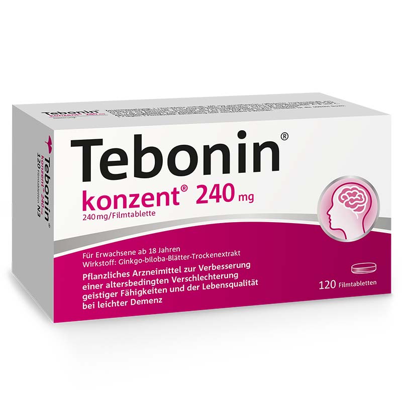 Tebonin konzent 240 mg 120 St Filmtabletten