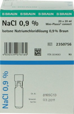 KOCHSALZLÖSUNG 0,9% Miniplasco connect 20X20 ml Injektionslösung