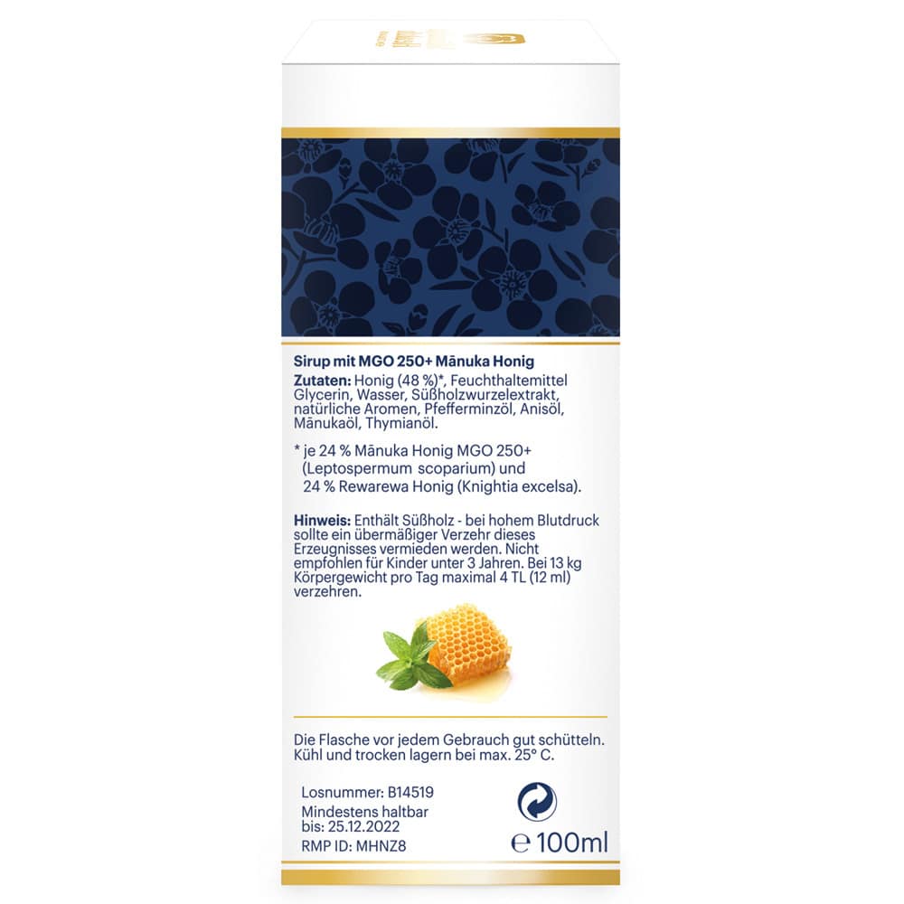 Manuka Health MANUKA HONIG SIRUP 100 ml Sirup