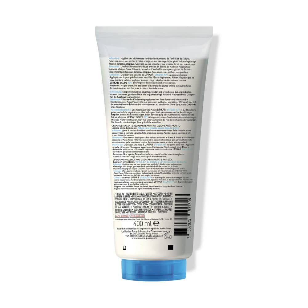 LA ROCHE-POSAY Lipikar Syndet AP+ Reinigungs-Cremegel 200 ml Gel