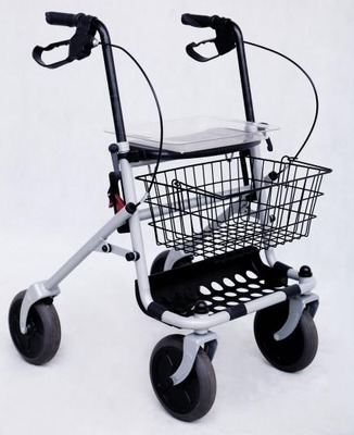 ROLLATOR Alu Actimo silber 1 St