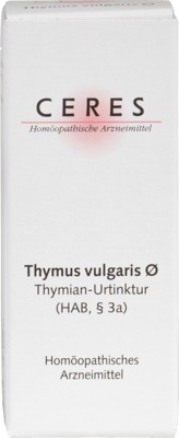 CERES Thymus vulgaris Urtinktur 20 ml Tropfen