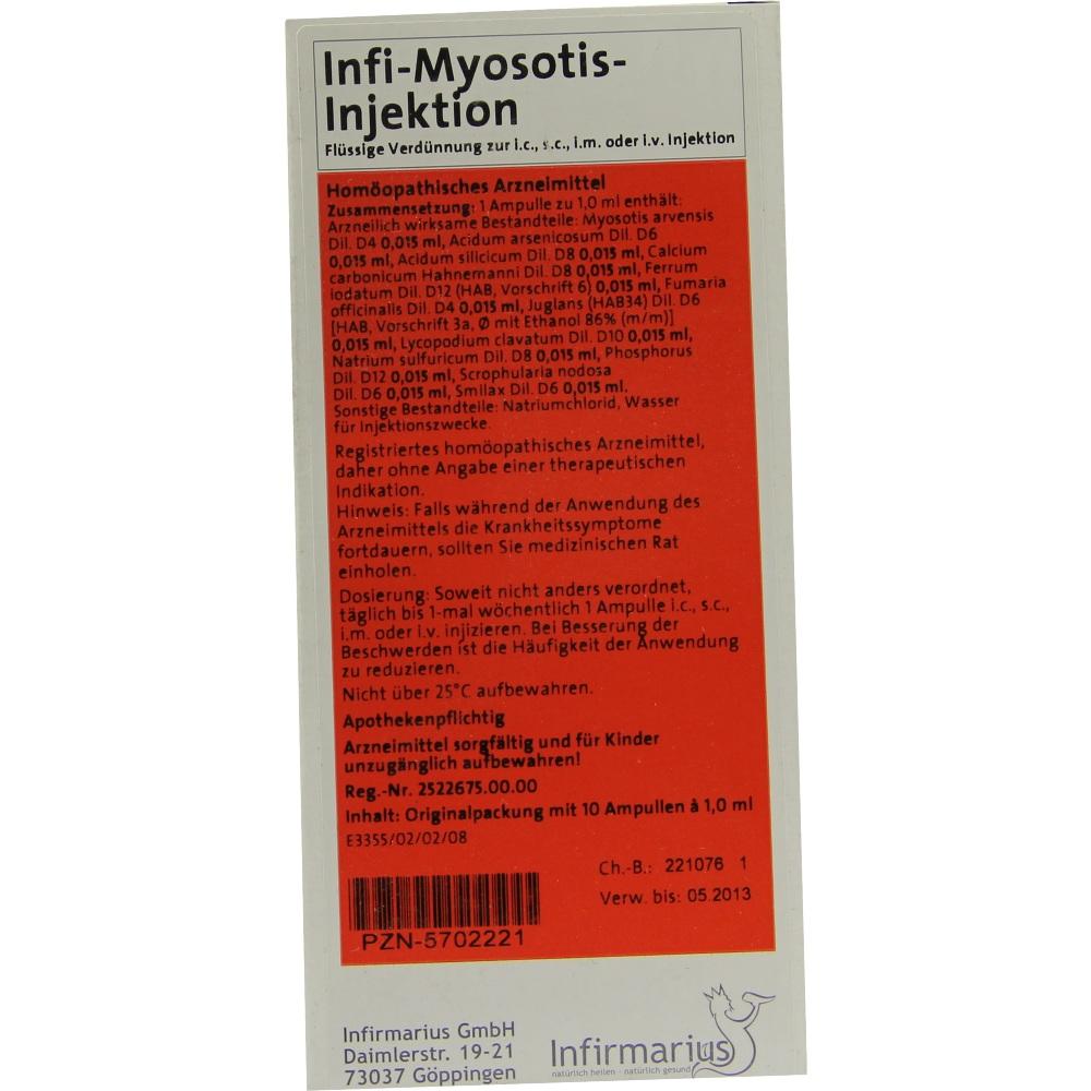 INFI MYOSOTIS Injektion 10X1 ml Ampullen