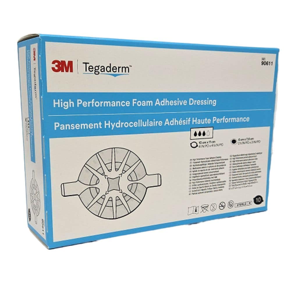 Tegaderm Foam Adhesive oval 10x11 cm 10 St Verband
