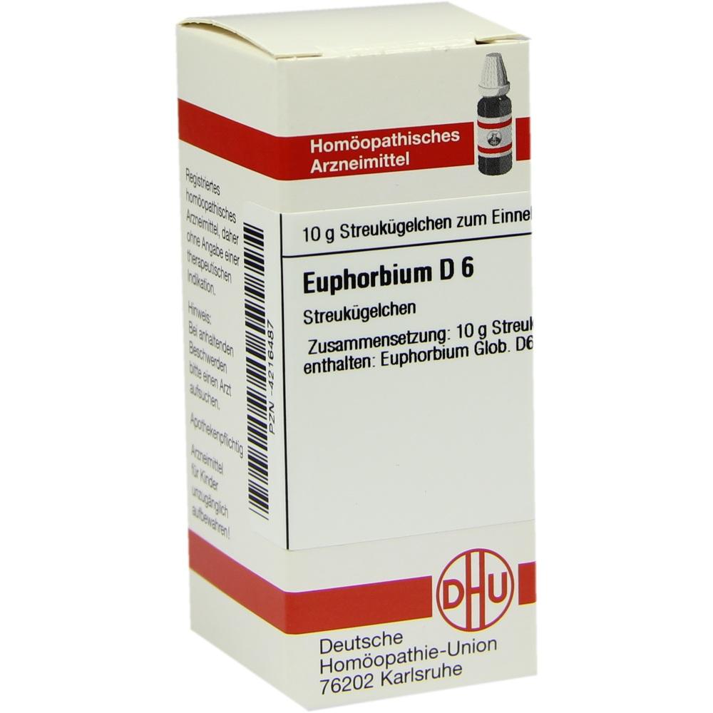 EUPHORBIUM D 6 Globuli 10 g Globuli