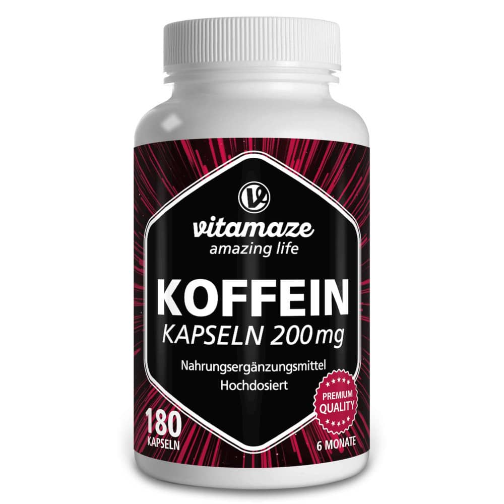 vitamaze KOFFEIN KAPSELN 200mg 180 St Kapseln