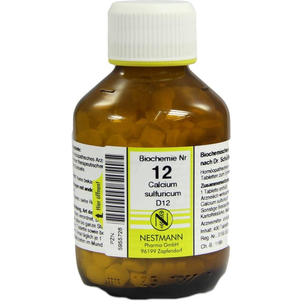 BIOCHEMIE 12 Calcium sulfuricum D 12 Tabletten 400 St Tabletten