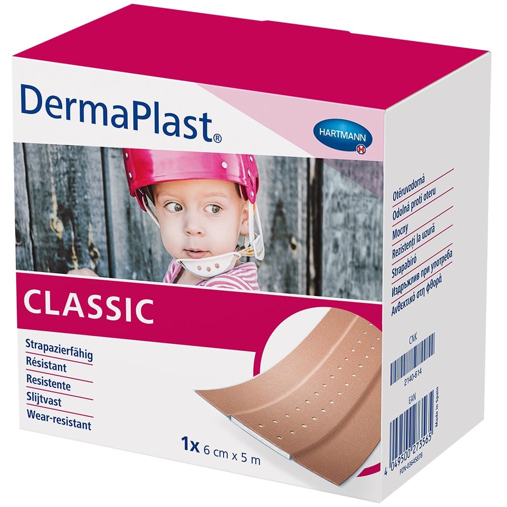 DERMAPLAST CLASSIC Wundpflaster 6 cmx5 m 1 St Pflaster