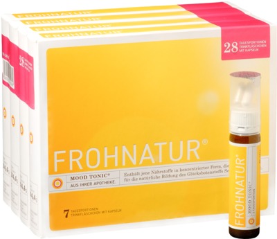 FROHNATUR Mood Tonic Trinkfläschen m.Kapseln 28 St Trinkampullen