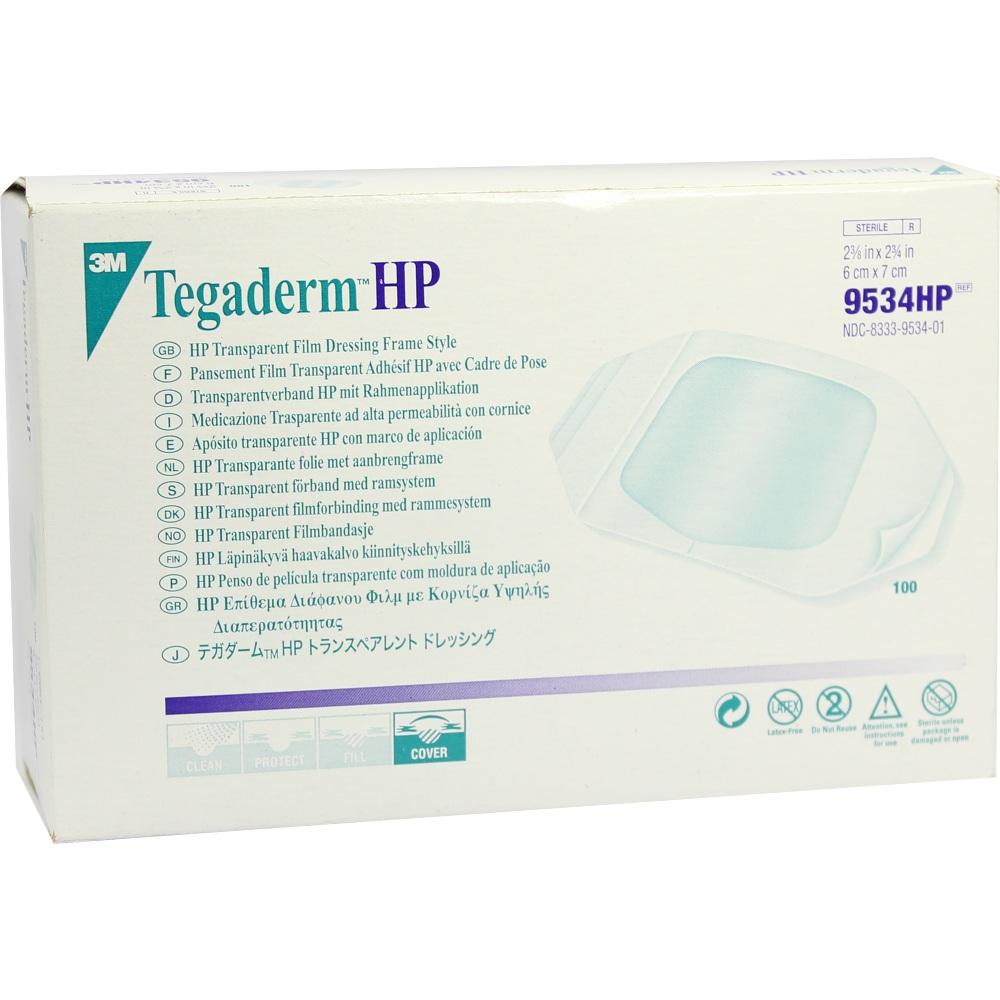 TEGADERM 3M Transpar.Verb.6x7 cm 9534HP 100 St Verband