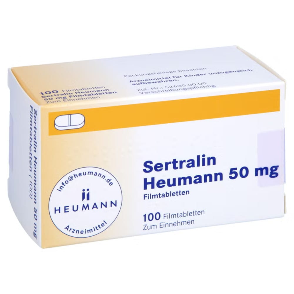 Sertralin Heumann 50mg 100 St Filmtabletten