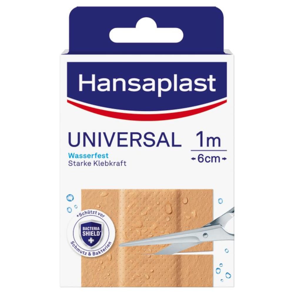 Hansaplast Universal 1m x 6cm 1 St Pflaster