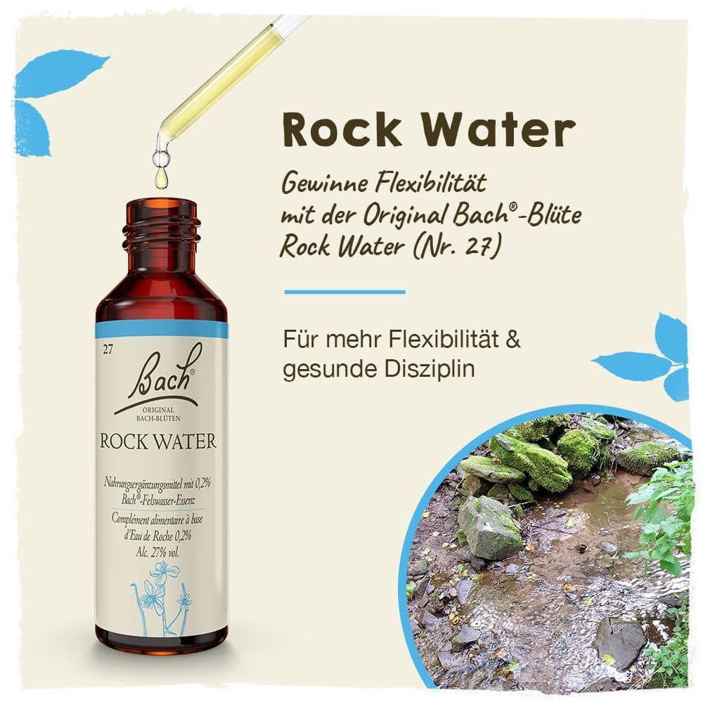 BACHBLÜTEN Original Rock Water Nr.27 20 ml Tropfen
