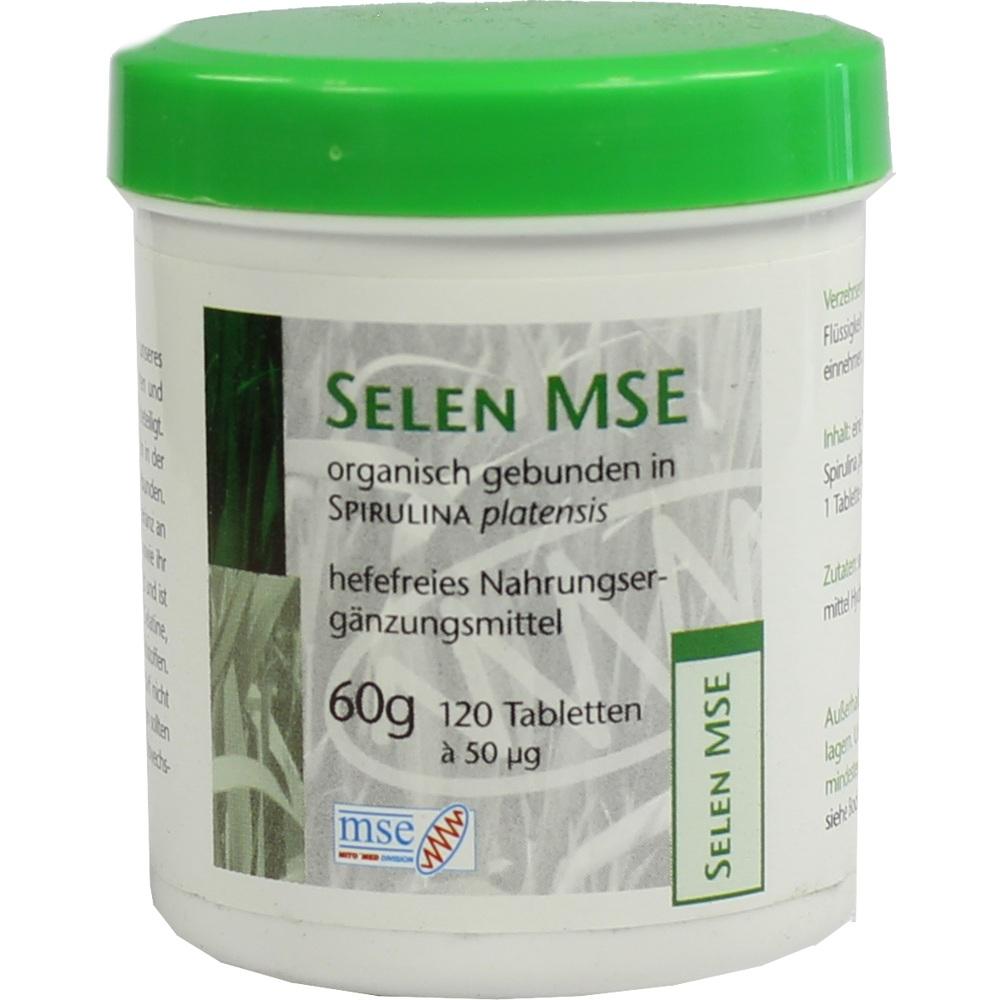 SELEN MSE 50 µg Tabletten 120 St Tabletten