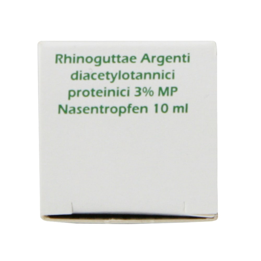 RHINOGUTTAE Argenti Diacetylotannici proteinici 3% MP Nasentropfen 10 ml Nasentropfen