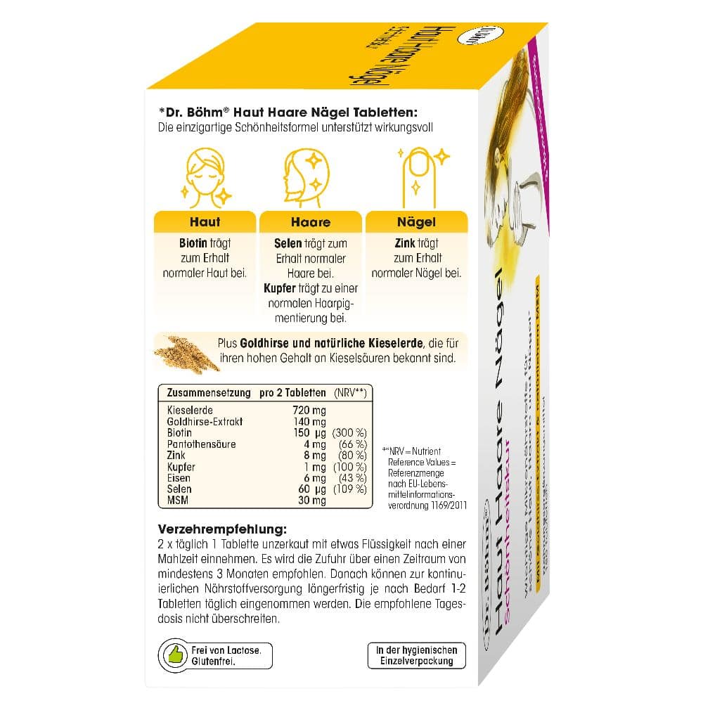 Dr. Böhm Haut Haare Nägel Schönheitskur 180 St Tabletten