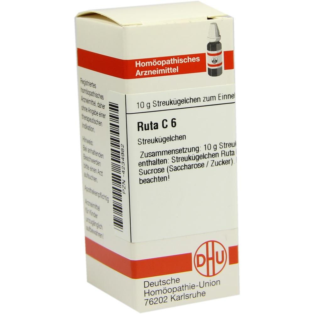 RUTA C 6 Globuli 10 g Globuli
