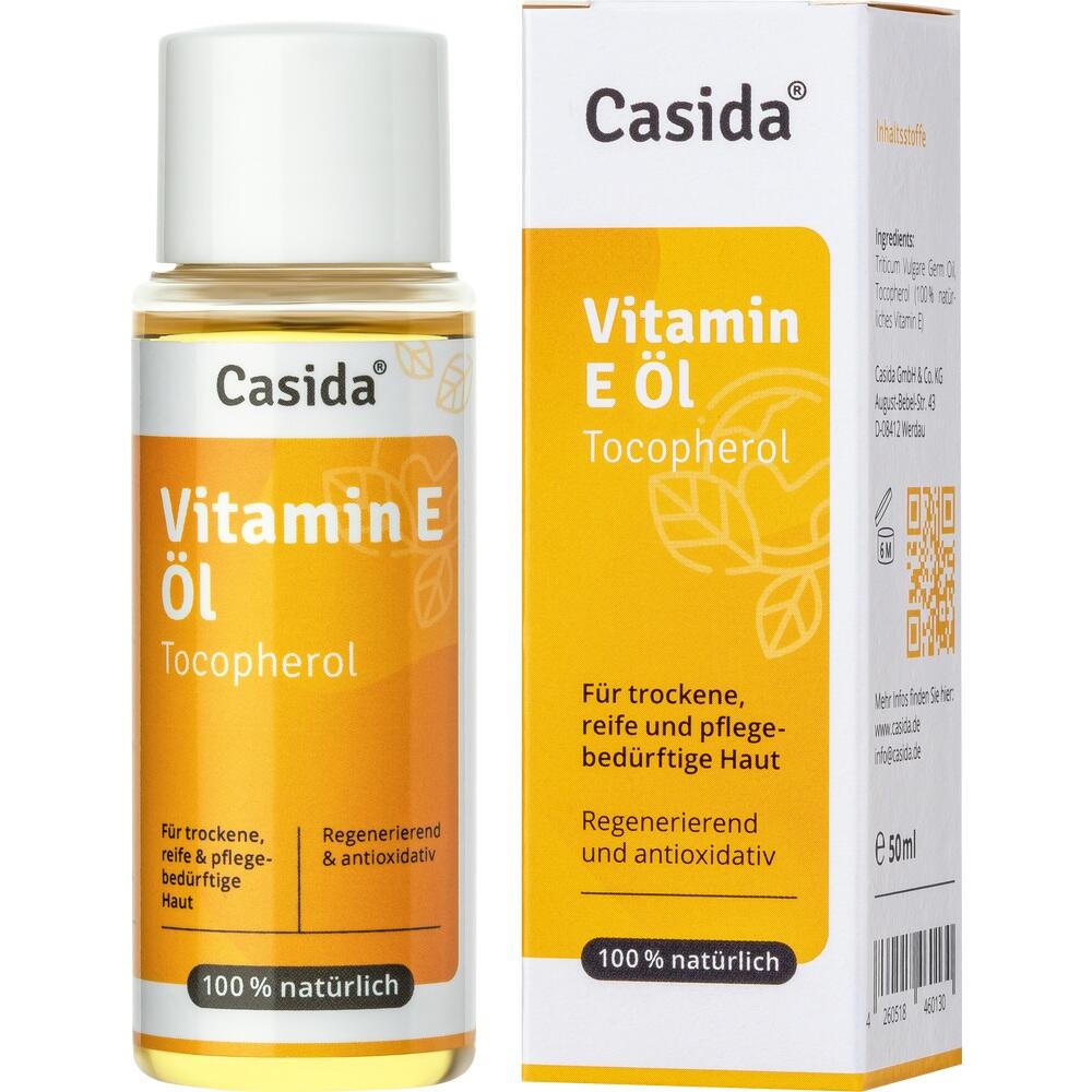 Casida VITAMIN E ÖL Tocopherol natürlich 50 ml Öl