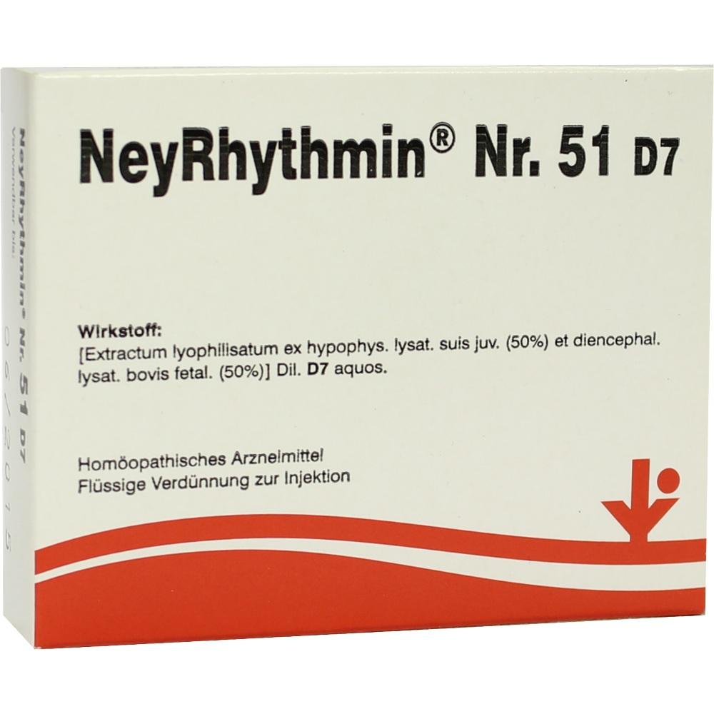 NEYRHYTHMIN Nr.51 D 7 Ampullen 5X2 ml Ampullen