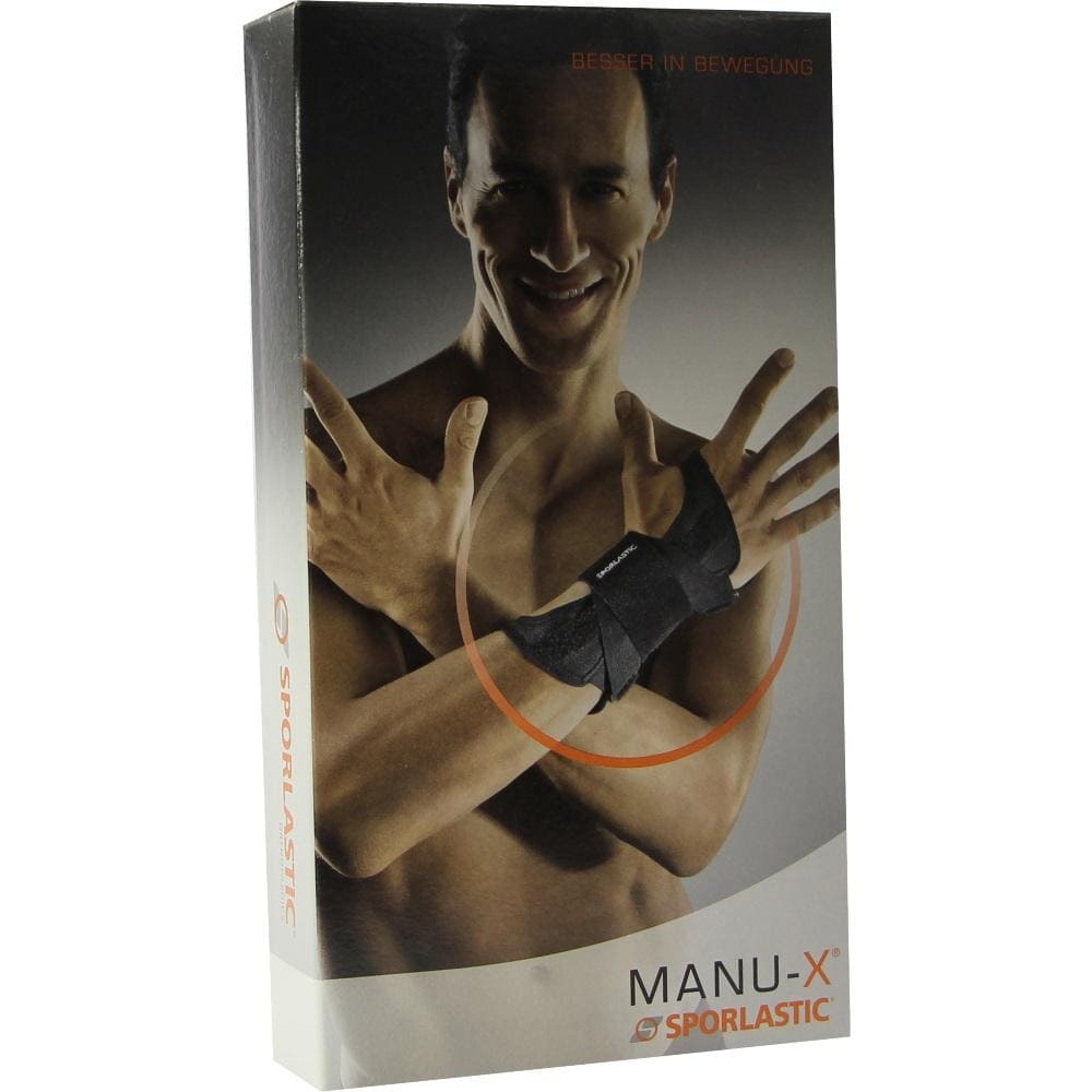MANU-X Handgelenkorthese Gr.1 schwarz 07642 1 St Bandage
