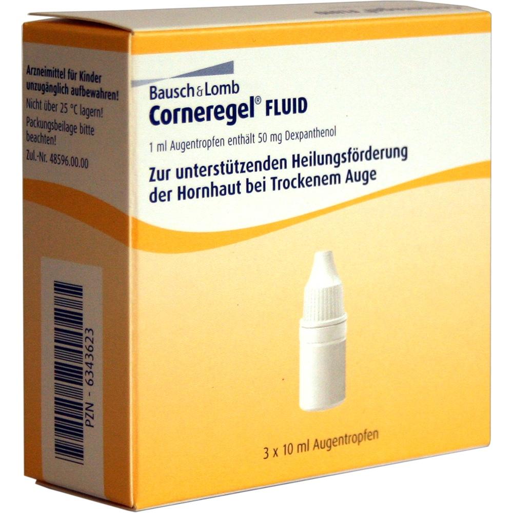 Corneregel Fluid 3X10 ml Augentropfen