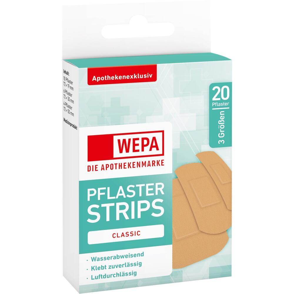 WEPA PFLASTER STRIPS CLASSIC 20 St Pflaster