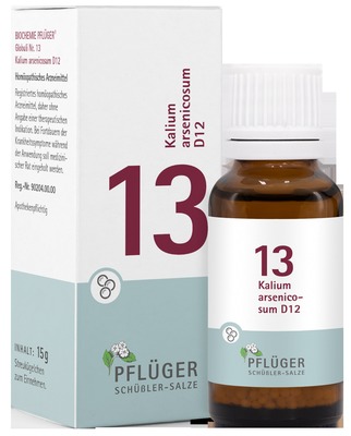 Schüßler-Salz Nr. 13 Kalium arsenicosum D12 15 g Globuli
