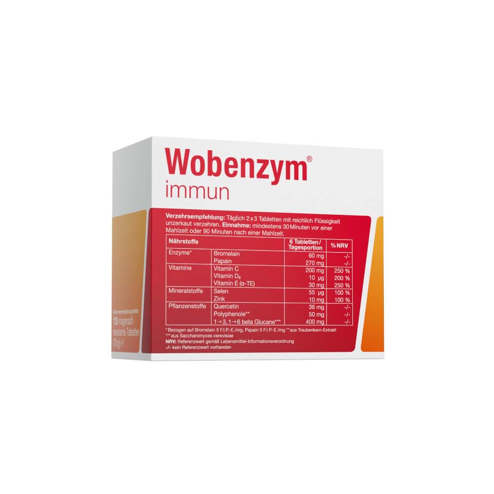 Wobenzym immun 120 St Tabletten magensaftresistent