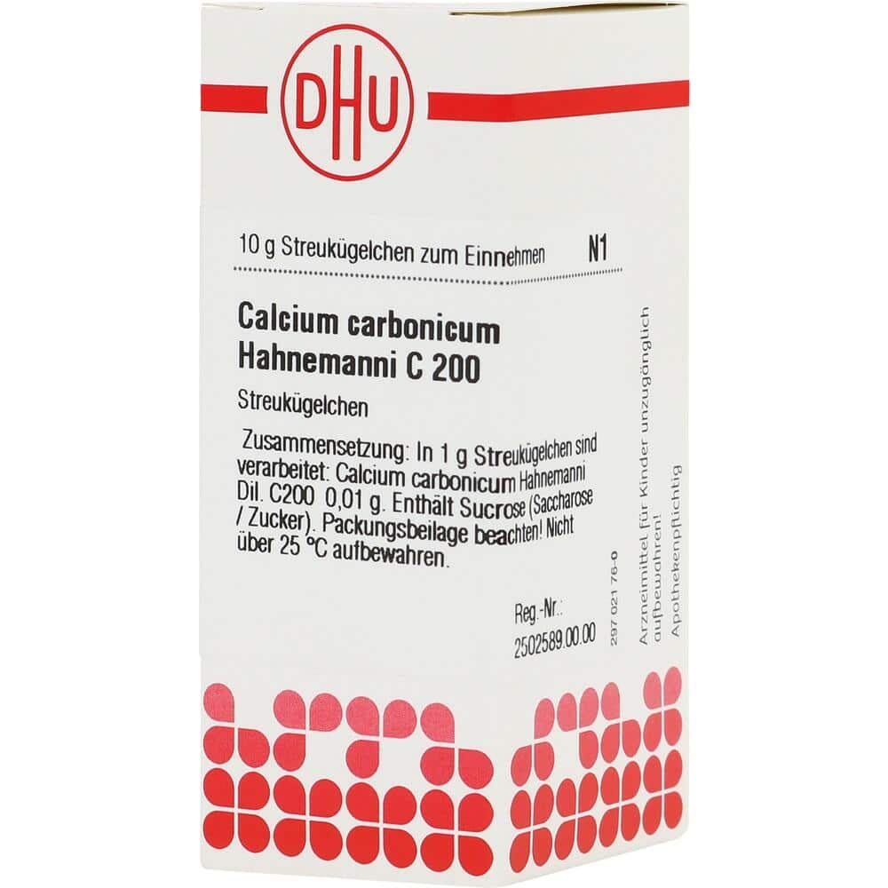 CALCIUM CARBONICUM Hahnemanni C 200 Globuli 10 g Globuli