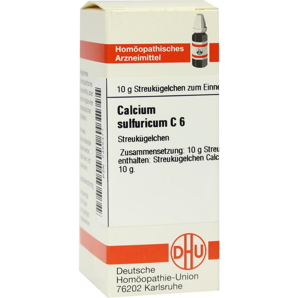 CALCIUM SULFURICUM C 6 Globuli 10 g Globuli