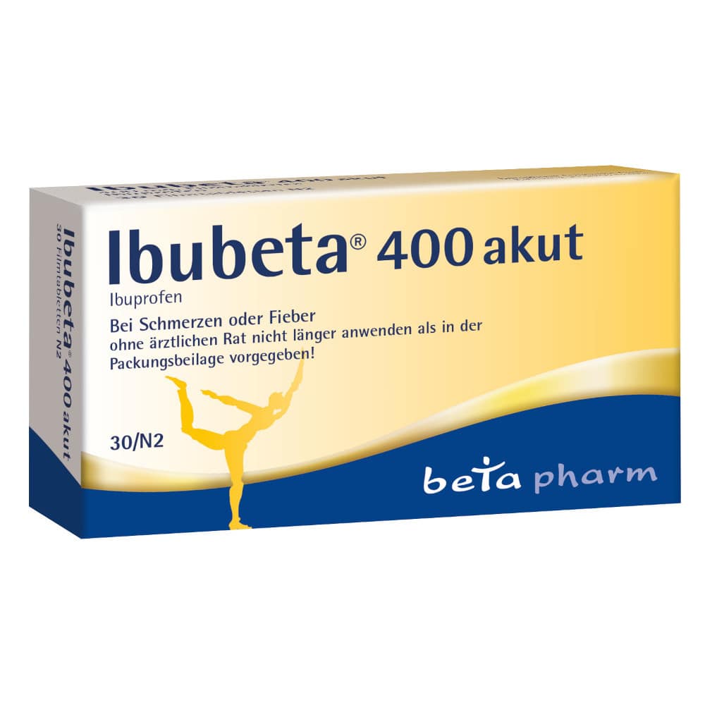 Ibubeta 400 akut 30 St Filmtabletten