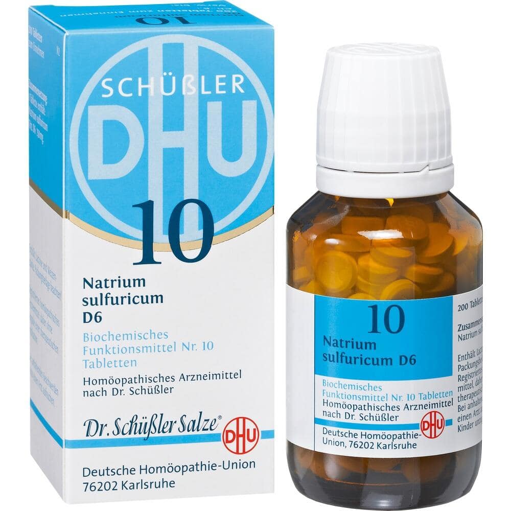 DHU Schüßler-Salz Nr. 10 Natrium sulfuricum D6 200 St Tabletten