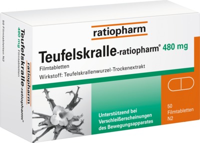 Teufelskralle-ratiopharm bei Gelenkschmerz 50 St Filmtabletten