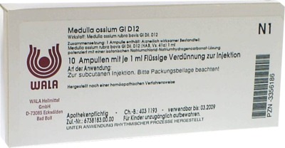 WALA Medulla ossium GL D12 10X1 ml Ampullen