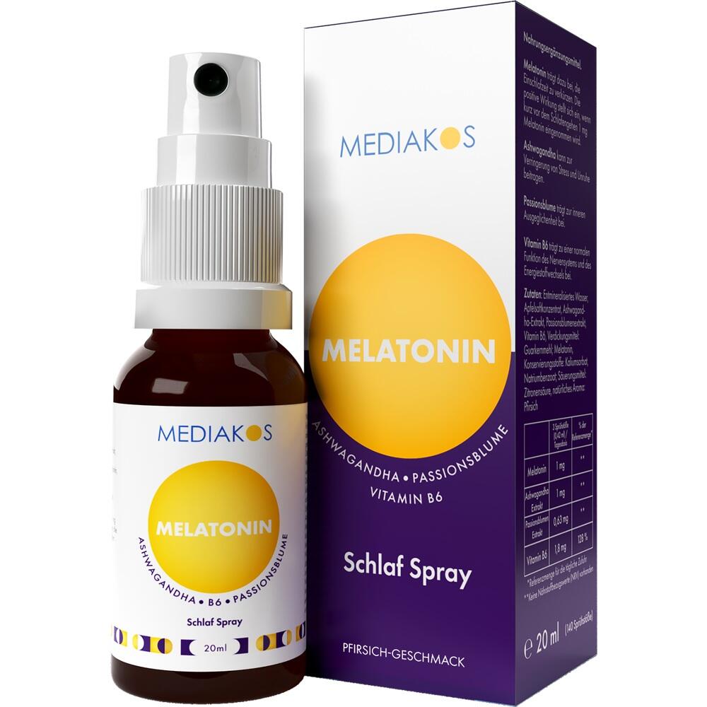 MEDIAKOS MELATONIN Ashwagandha Schlaf Spray 20 ml Spray