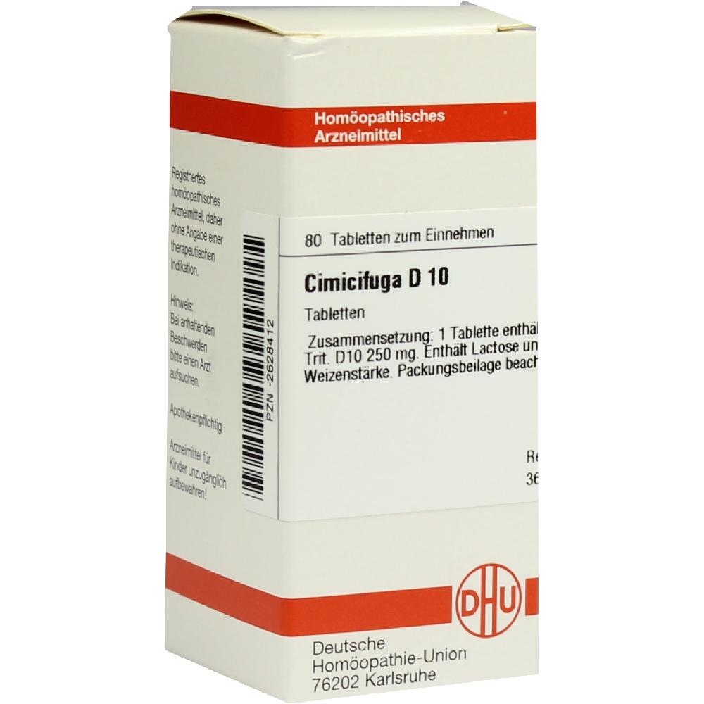 CIMICIFUGA D 10 Tabletten 80 St Tabletten