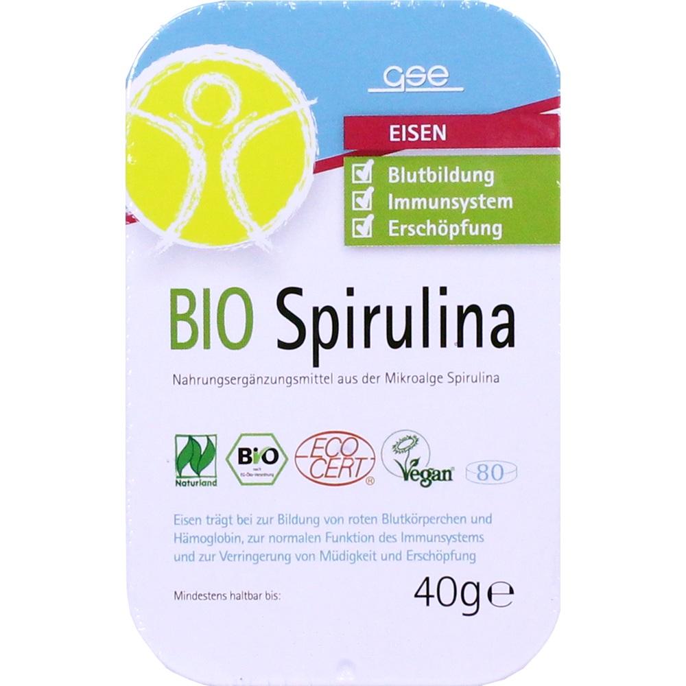 SPIRULINA 500 mg Bio Naturland Tabletten 80 St Tabletten